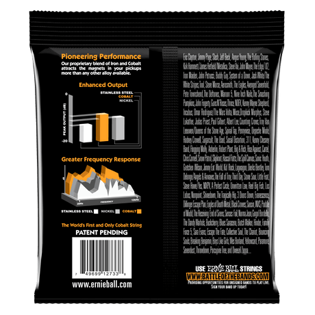 ENCORDADO ERNIE BALL 2733 - vista posterior