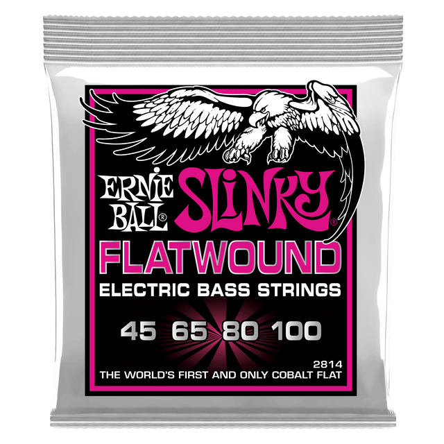 ENCORDADO ERNIE BALL 2814 FLAT WOUND - vista frontal