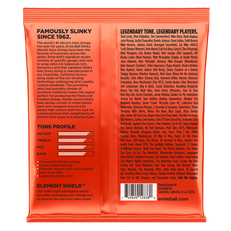 ENCORDADO ERNIE BALL 2838 - vista posterior