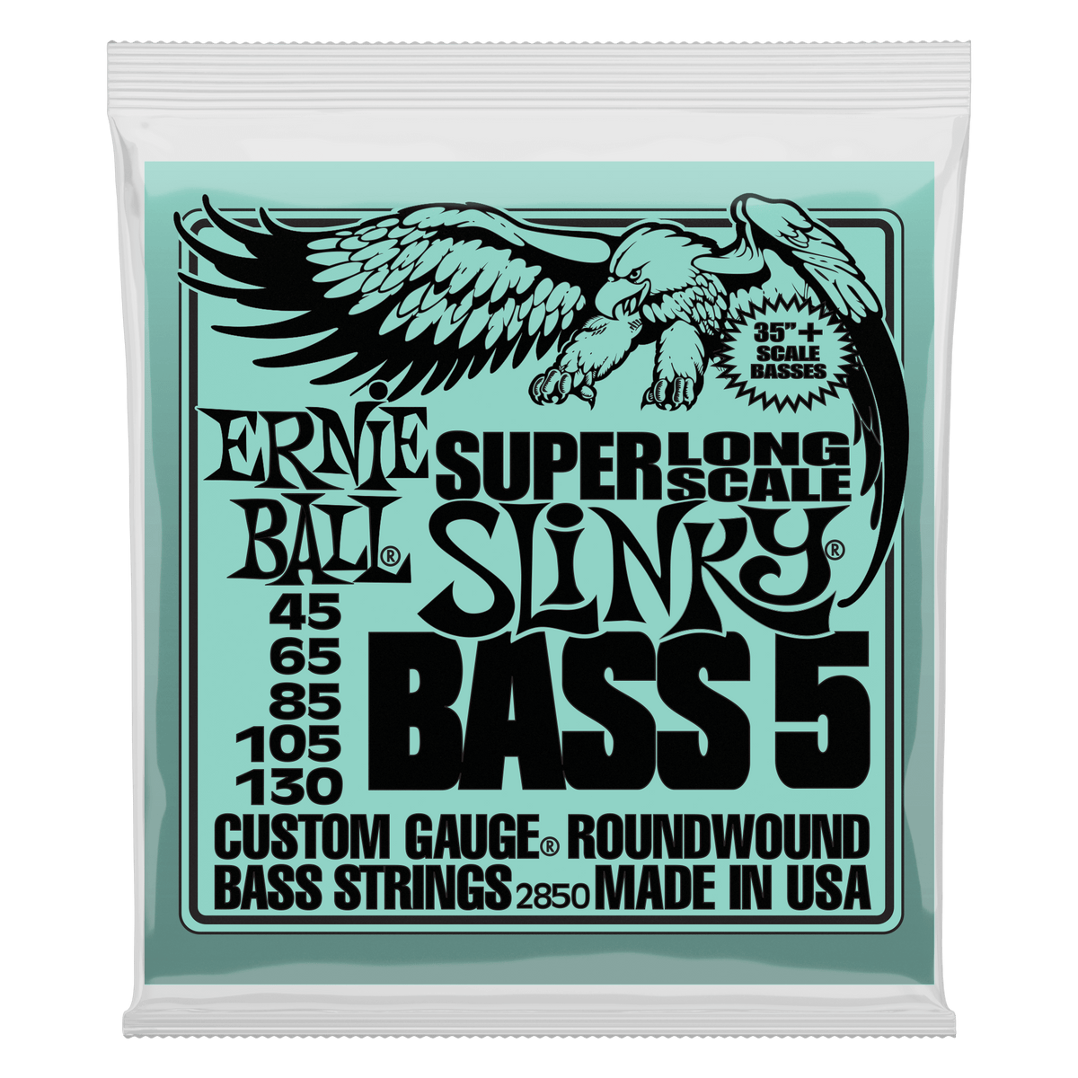 ENCORDADO ERNIE BALL 2850 BAJO 5C - vista frontal