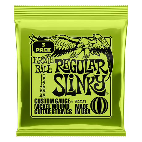 ENCORDADO ERNIE BALL 3221 - vista frontal