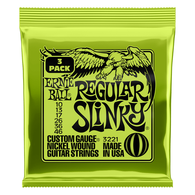 ENCORDADO ERNIE BALL 3221 - vista frontal
