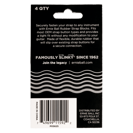 SEGURO CORREA ERNIE BALL 5625 - vista posterior