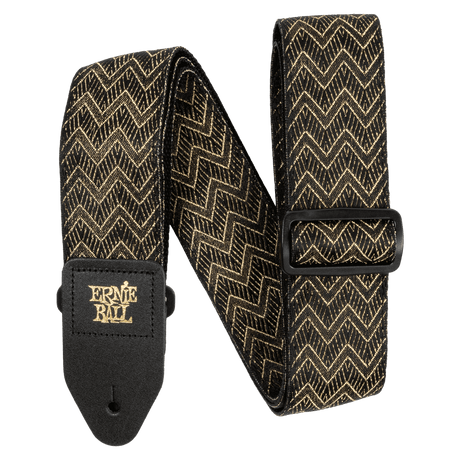 CORREA ERNIE BALL 5626 JACQUARD OLAS DORADAS - vista frontal