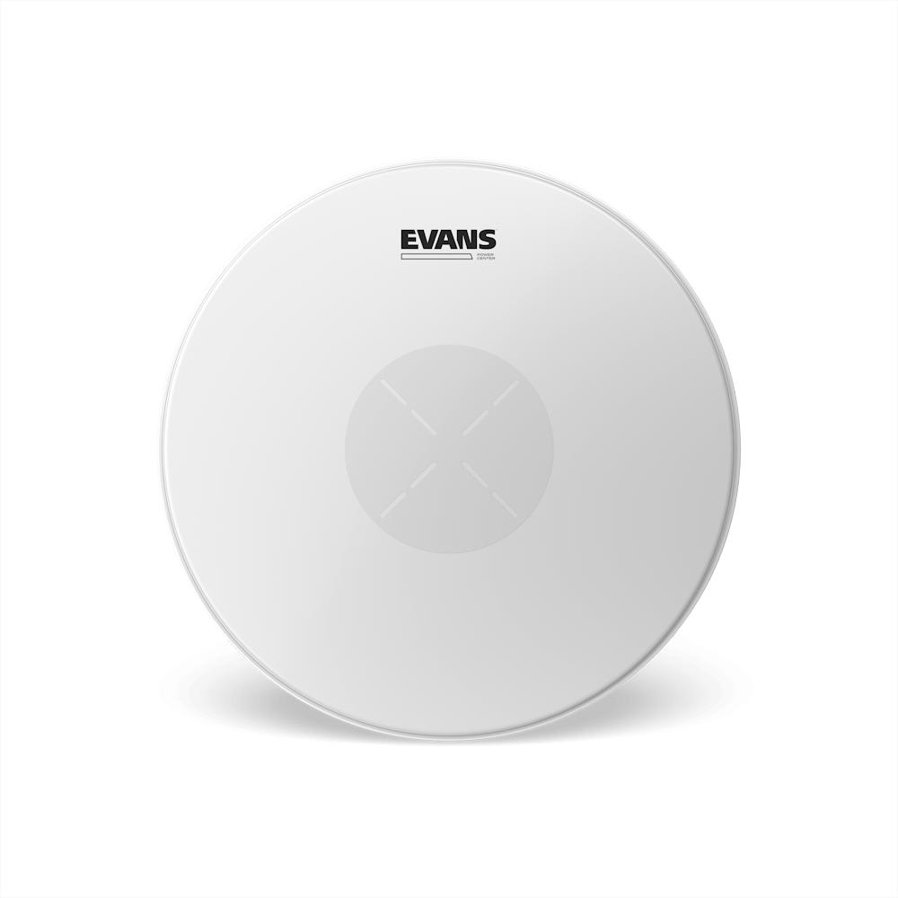 Parche Evans Power Center Coated de 14" B14G1D, vista frontal