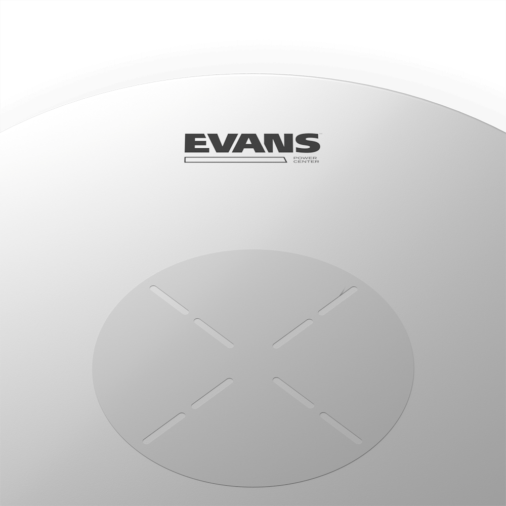 Detalle del parche Evans Power Center Coated B14G1D