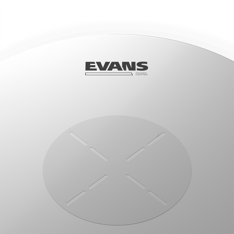 Detalle del parche Evans Power Center Coated B14G1D