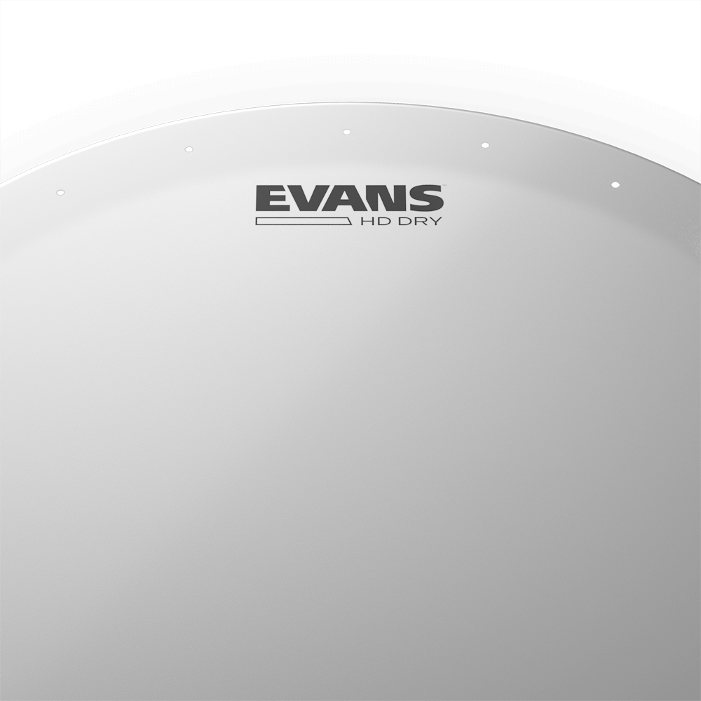 Detalle del parche Evans HD Dry Coated B14HDD