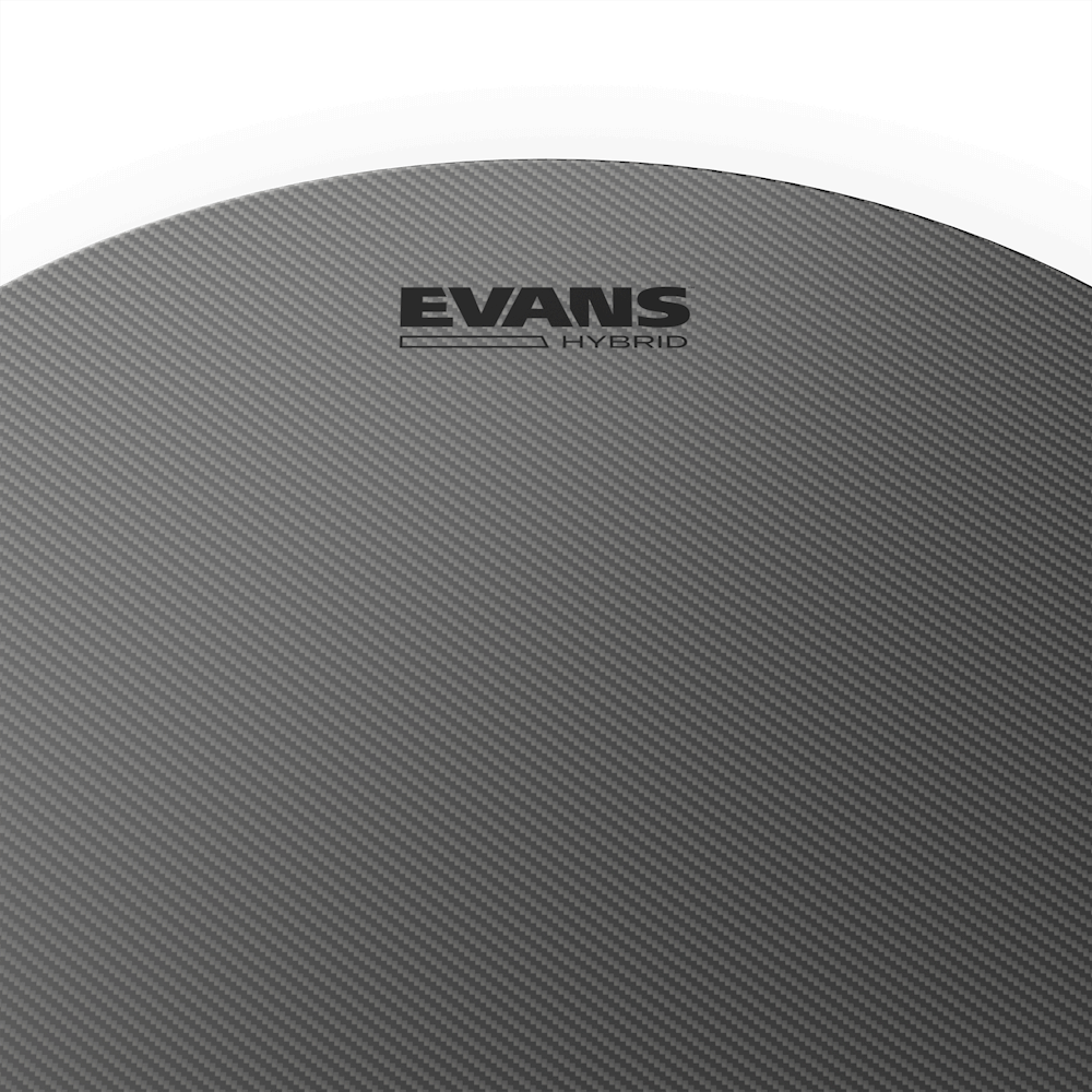Detalle del parche Evans Hybrid Coated B14MHG
