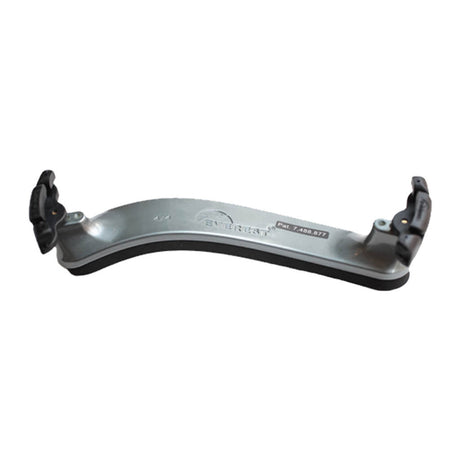Almohadilla Everest ES-4 Titanium Silver para violín 4/4 y 3/4 sobre fondo blanco