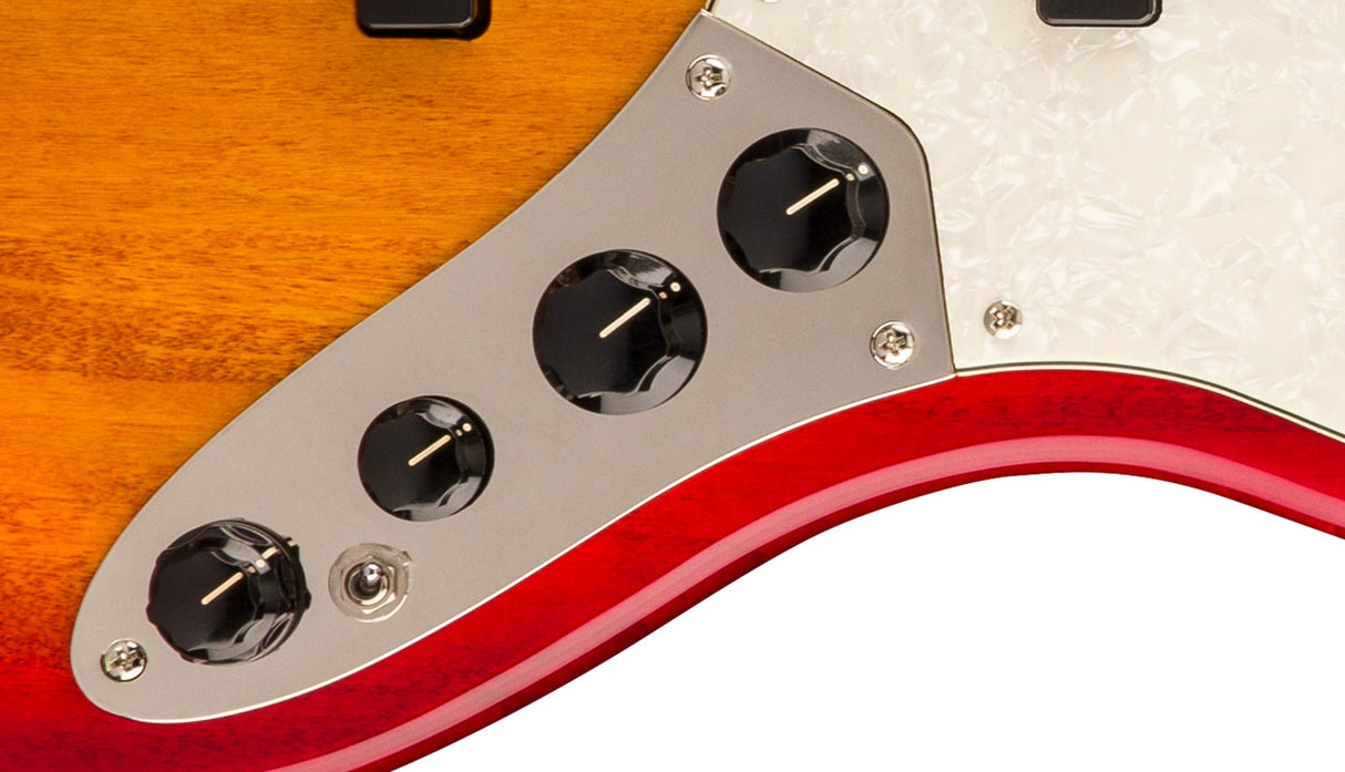 Detalle del selector activo y pasivo del Jazz Bass V