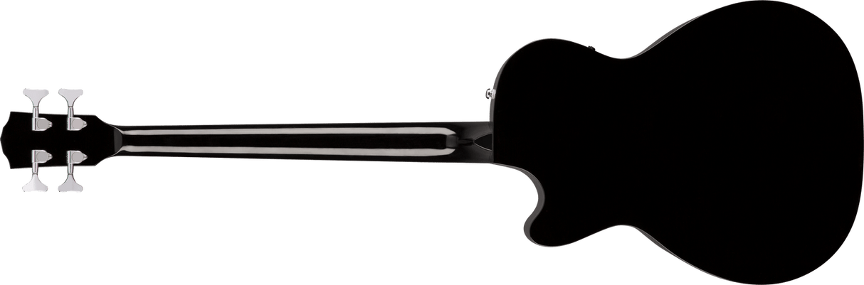Bajo electroacústico Fender CB-60SCE negro, vista posterior