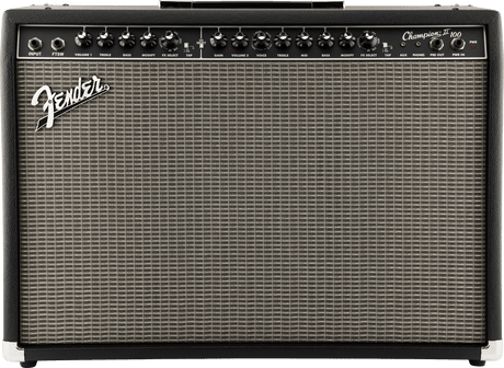 Amplificador Fender Champion II 100 negro, vista frontal
