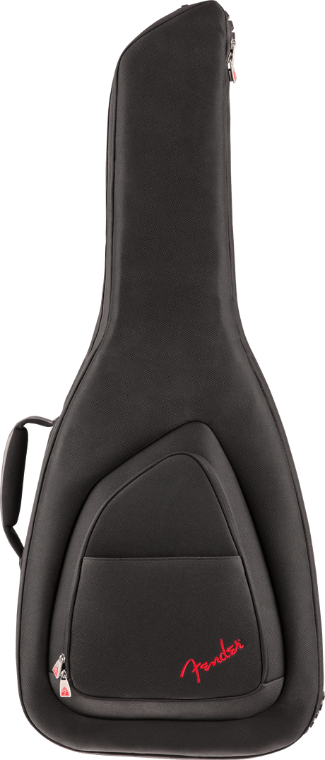 Funda Fender FE1225 para guitarra eléctrica negra, vista frontal