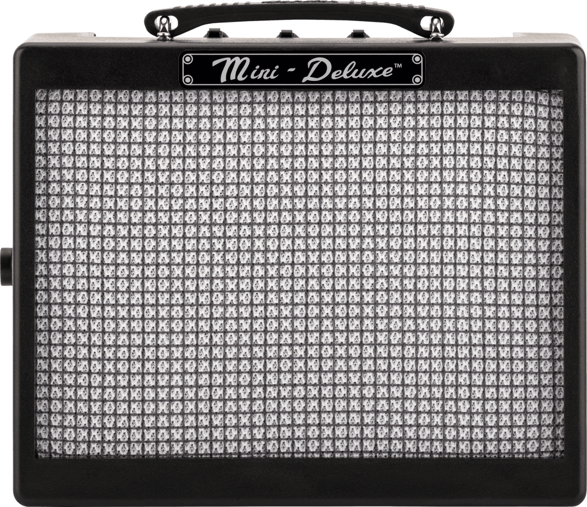 Mini amplificador Fender MD20 Mini Deluxe negro, vista frontal