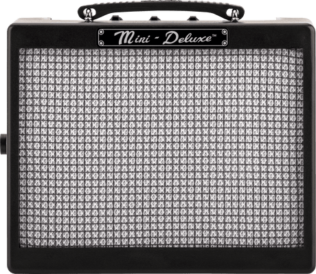 Mini amplificador Fender MD20 Mini Deluxe negro, vista frontal