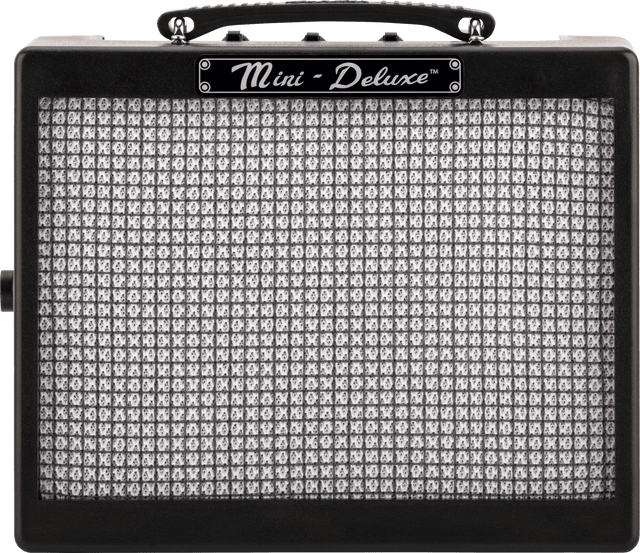 Mini amplificador Fender MD20 Mini Deluxe negro, vista frontal