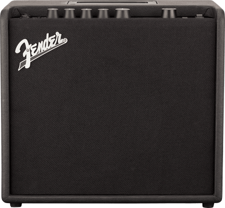 Amplificador Fender Mustang LT25 negro, vista frontal