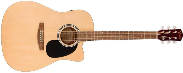 Guitarra electroacústica Fender FA-25CE Natural, vista frontal