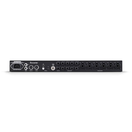 Focusrite Clarett+ 8Pre vista posterior
