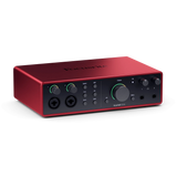 Interfaz de audio Focusrite Scarlett 16i16 4th Gen en vista angular