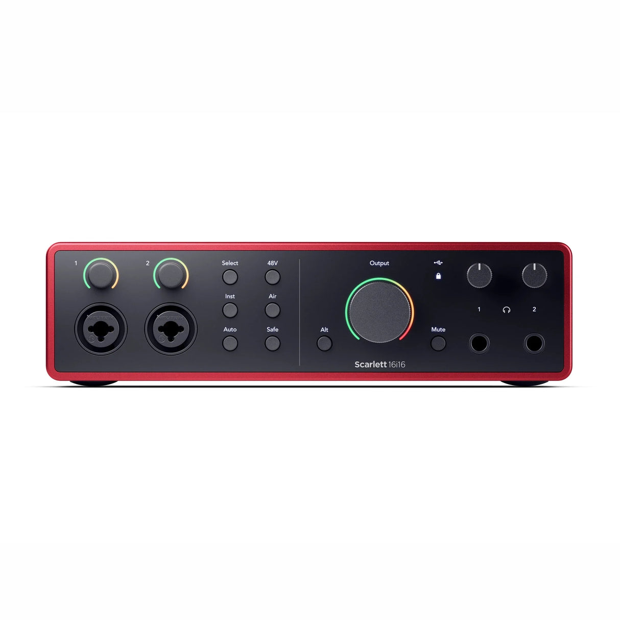Focusrite Scarlett 16i16 4th Gen vista frontal