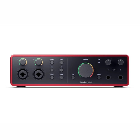 Focusrite Scarlett 16i16 4th Gen vista frontal