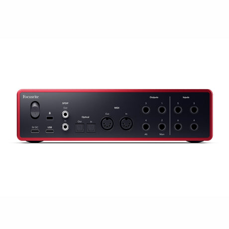 Focusrite Scarlett 16i16 4th Gen vista posterior