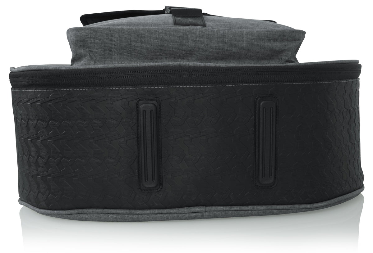 Estuche Gator GT-ACOUSTIC-GRY - base protectora de goma