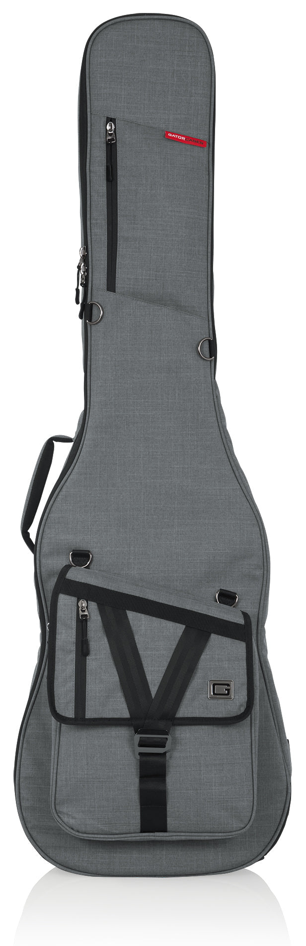 Estuche Gator GT-BASS-GRY para bajo eléctrico - vista frontal
