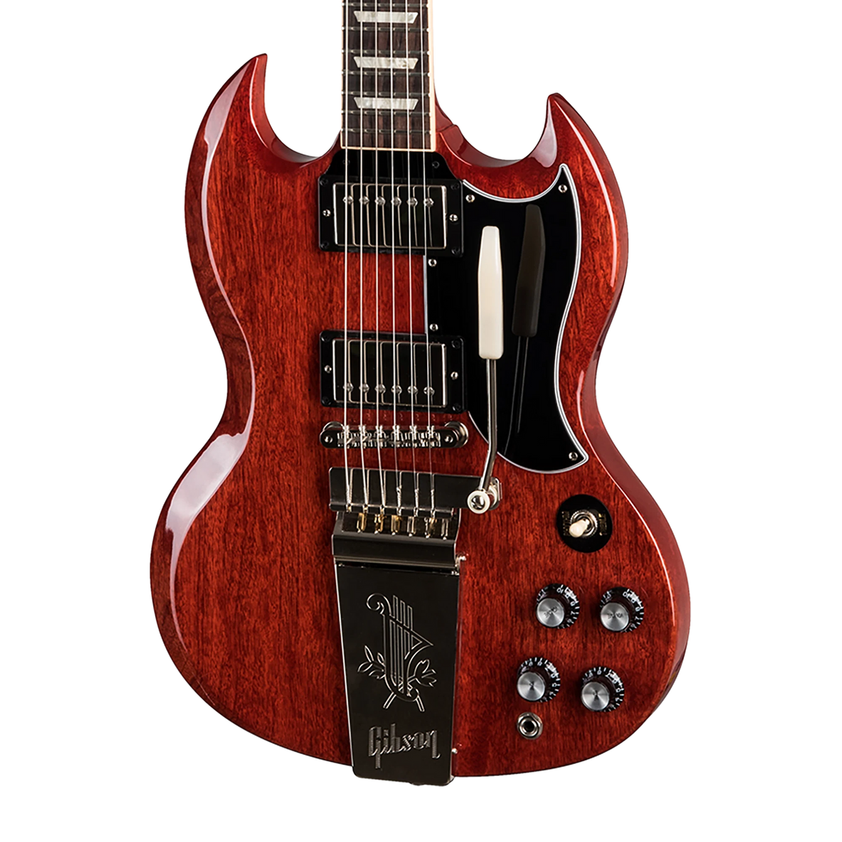 Guitarra eléctrica Gibson SG Standard 61 Maestro Vibrola en acabado Vintage Cherry, vista principal