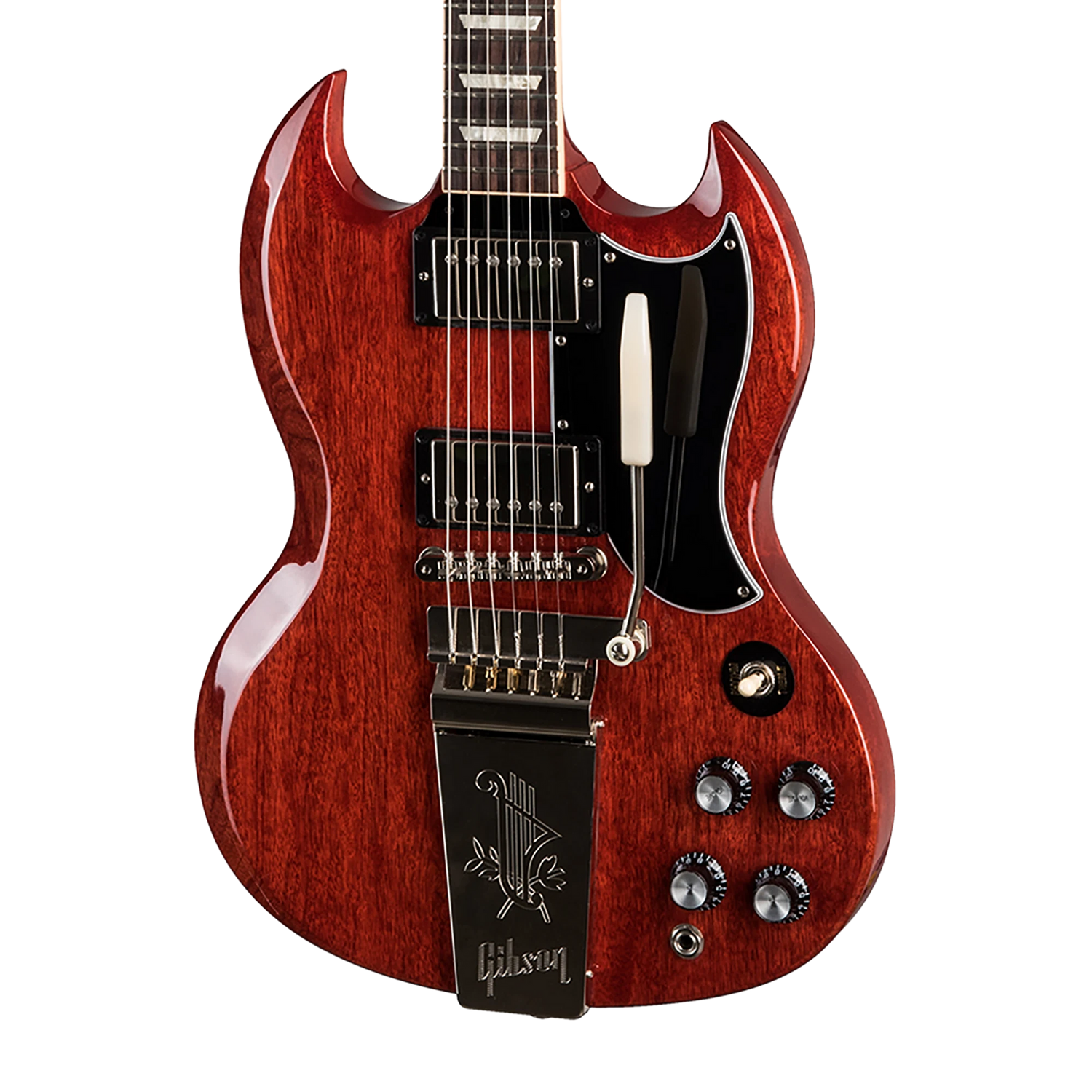 Guitarra eléctrica Gibson SG Standard 61 Maestro Vibrola en acabado Vintage Cherry, vista principal