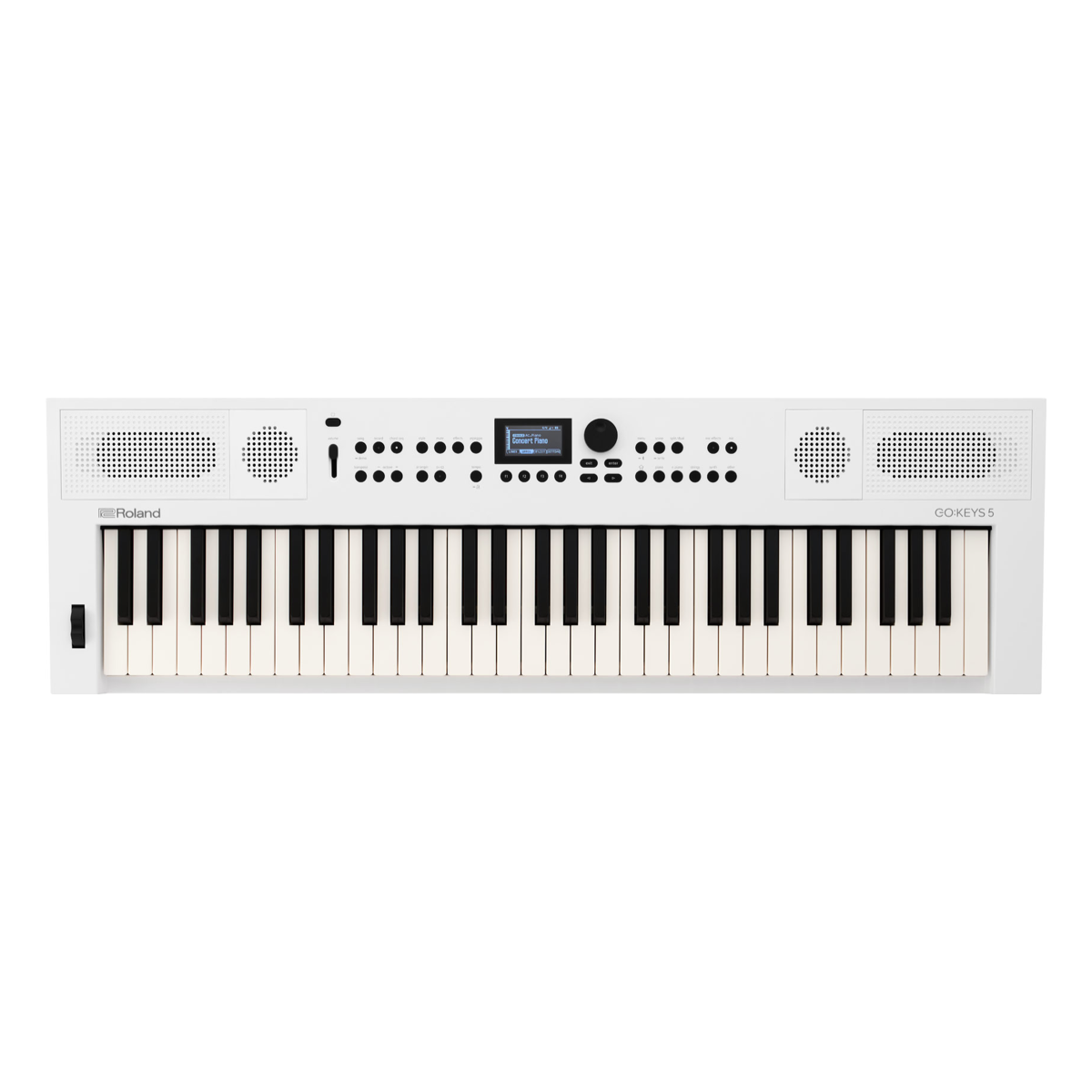 Roland GO:KEYS 5 blanco visto desde arriba