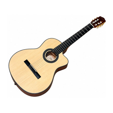 Guitarra electroacústica Granada Studio PROCE Slim natural, vista principal diagonal