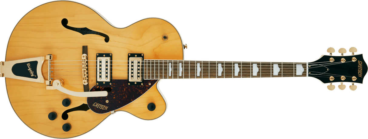 Guitarra eléctrica Gretsch G2410TG Streamliner Village Amber, vista frontal