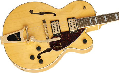 Guitarra eléctrica Gretsch G2410TG Streamliner Village Amber, perfil lateral derecho