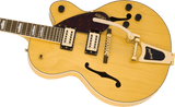Guitarra eléctrica Gretsch G2410TG Streamliner Village Amber, perfil lateral izquierdo