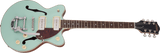 Guitarra eléctrica Gretsch G2655T-P90 Streamliner Two-Tone Mint Metallic, ángulo frontal derecho