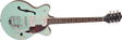 Guitarra eléctrica Gretsch G2655T-P90 Streamliner Two-Tone Mint Metallic, ángulo frontal izquierdo
