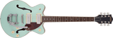 Guitarra eléctrica Gretsch G2655T-P90 Streamliner Two-Tone Mint Metallic, vista frontal