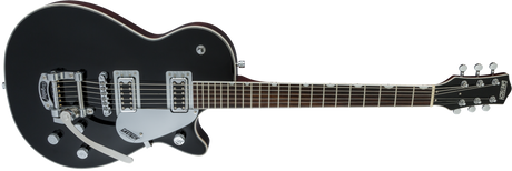 Guitarra eléctrica Gretsch G5230T Electromatic Jet FT Black, ángulo frontal derecho