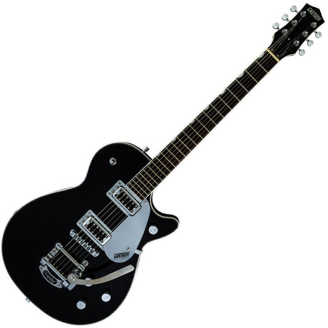 Gretsch G5230T Electromatic Jet FT Black con Bigsby, vista diagonal completa