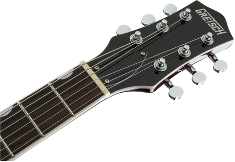 Guitarra eléctrica Gretsch G5230T Electromatic Jet FT Black, parte frontal de la pala