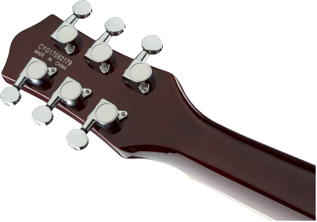 Guitarra eléctrica Gretsch G5230T Electromatic Jet FT Black, parte posterior de la pala