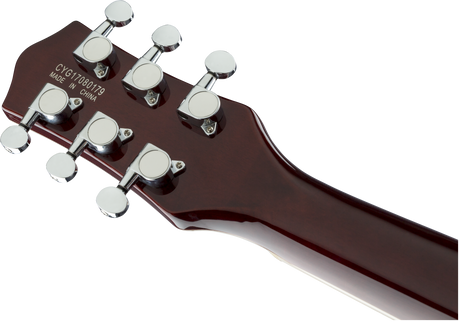 Guitarra eléctrica Gretsch G5230T Electromatic Jet FT Black, parte posterior de la pala