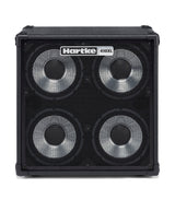 Cabina para bajo Hartke 410XL V2 con cuatro parlantes de aluminio, vista frontal