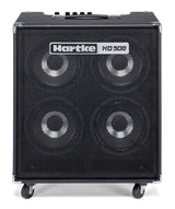 Amplificador Hartke HD508 vista frontal con ruedas