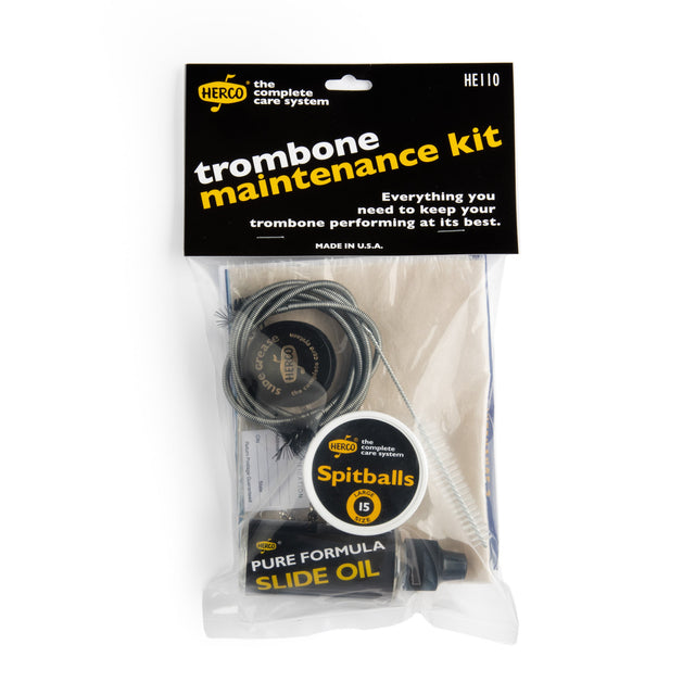 Kit de mantenimiento Herco HE110 para trombón, imagen oficial frontal