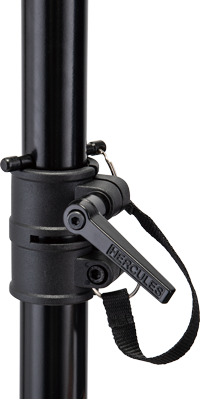 Detalle de la palanca Power Lock del soporte HERCULES SS200B