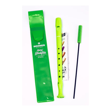 Flauta dulce Hohner Melody Line verde, vista adicional